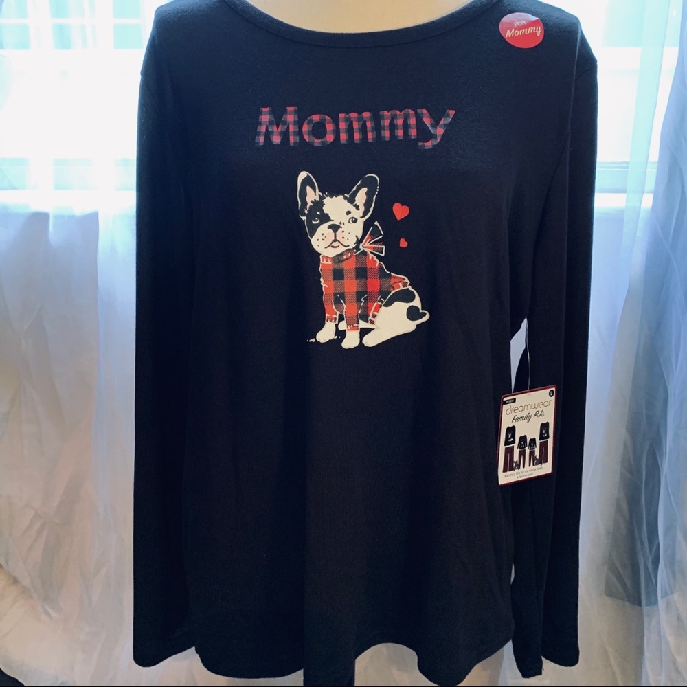 Dreamwear Mommy French Bulldog Pajama Too